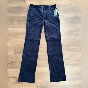 Lauren Ralph Lauren Dark Blue Corduroy Pants